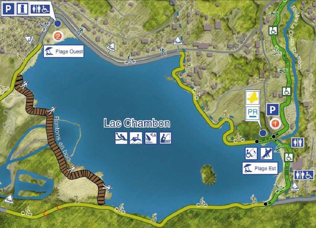 Apartament Les Pieds Dans L'Eau Murol Zewnętrze zdjęcie